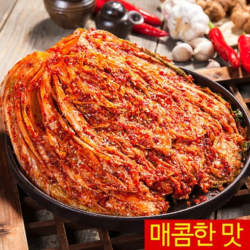 신아김치 100% 국내산 농산물 매콤 배추포기김치, 1개, 1kg