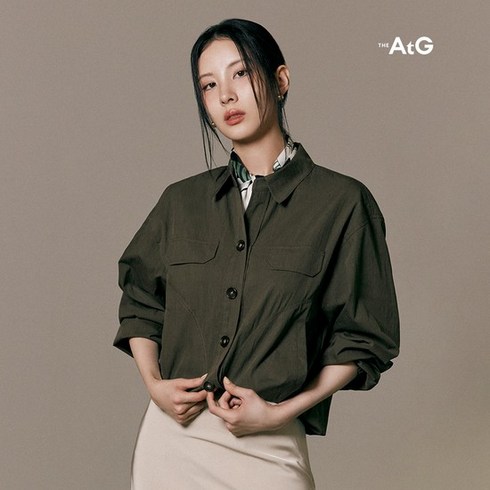 24FW FAUX세이블 SLIM호리젠탈 자켓 - [The AtG] 더엣지 24FW 에센셜 아우터 셔츠 3종