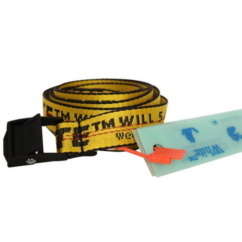 [명품]Off White 오프화이트 벨트 OMRB039R21FAB001 1810 YELLOW BLACK OMRB039R21FAB0011810