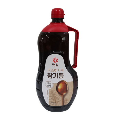 백설 고소함 가득 참기름1.5L 2개 참기름100%, 8개, 1.5L