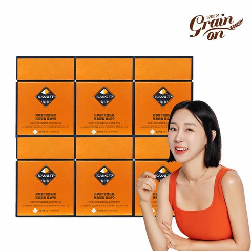 [6박스] 카무트 프리미엄 효소 90 (3g*30포)*6박스, 90g