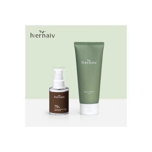 어네이브 진정 키트 2종 아기 유아 베이비 세럼 보습 크림 더블비건, 1개