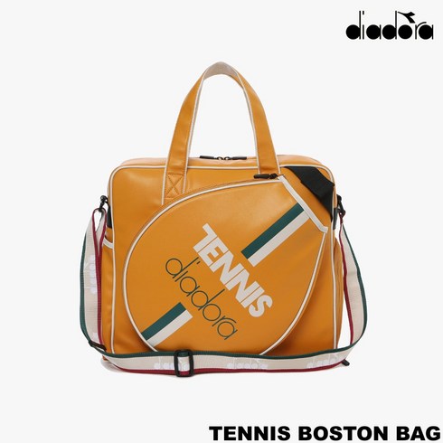 [빠른배송] 디아도라 TENNIS BOSTON BAG 옐로우 스포티 캐주얼 가벼운 남녀공용 테니스 라켓백