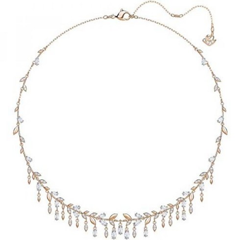 스와로브스키 팔찌 Swarovski Mayfly:Necklace LRG CZWH/Cry/Ros B07DT9TTXW