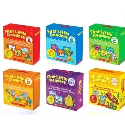 전용펜 지원 퍼스트 리틀 리더스 Scholastic First Little Readers 6boxes 132권 음원포함, First Little Readers A-H