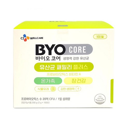 패밀리유산균 - BYO 식물유래 유산균 패밀리 플러스, 200g, 1개