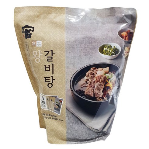 코스트코 궁 왕갈비탕 2kg 1kg x 2ea, 1개