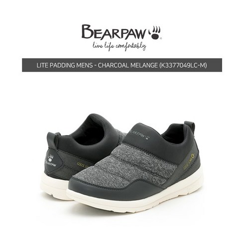 베어파우(BEARPAW) LITE PADDING 구스다운 패딩슬립온 K3377049LC-M