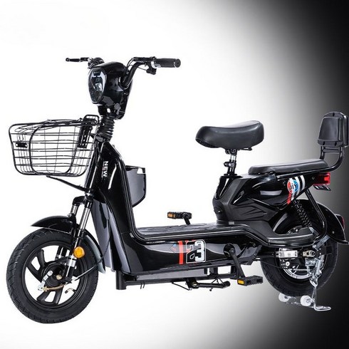 자토바이 전동 자전거 전기 스쿠터 2023년 48V, 블랙 12A 리튬 배터리 80km 48V