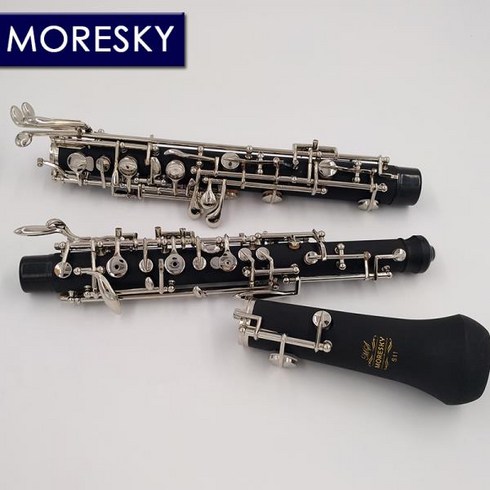 MORESKY 전문가용 C 키 오보에 반자동 스타일 백동 니켈 도금 모레스키 S11, 03 Gold plated keys