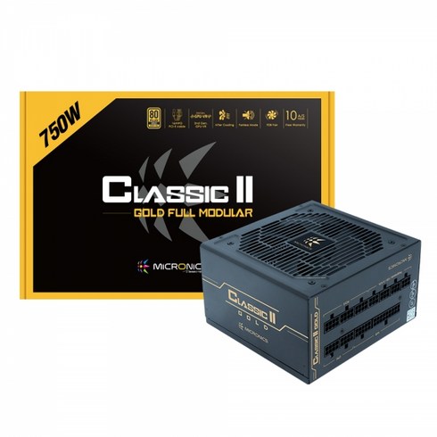 마이크로닉스 Classic II 850W 80PLUS GOLD 230V EU 풀모듈러 ATX 파워