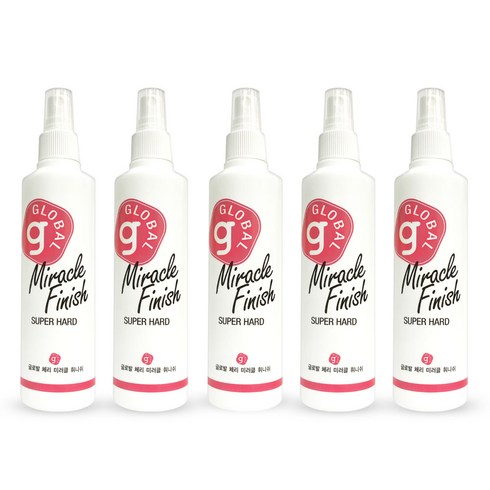 아이돌스프레이 - 새한 글로발 체리 미러클 휘니쉬 헤어스프레이, 240ml, 5개