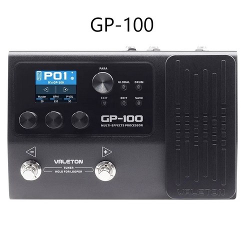 QUADCORTEX 쿼드코텍스 Valeton GP100 멀티 기타 효과 프로세서 140 루퍼 HD 디지털 모델링 시스템 일렉트릭, 1.GP100VT