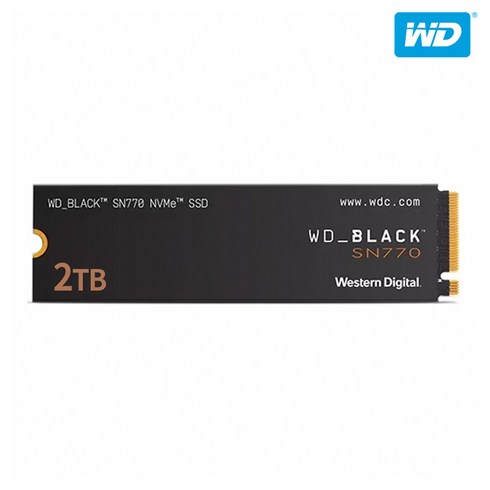 2023년 가성비 최고 m.2ssd2tb - WD BLACK SN770 M.2 NVMe SSD 2TB