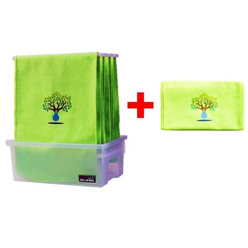 2023년 가성비 최고 가습기 수리 - 자연기화식가습기 수리나무 천가습기 그린+추가 극세사 필터 신생아 아기 적합 4L 대용량 무소음 수건 가습기, 천가습기 그린+ 그린 극세사 필터, P002