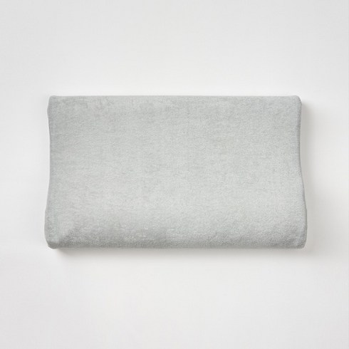 JAJU 매일 깨끗한 고탄력 메모리폼 경추 베개_50x30cm_그레이ㅡ160614, 그레이