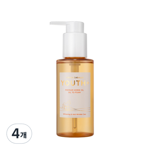 크레마카발로 자민경 클렌징 오일 투 폼, 110ml, 4개
