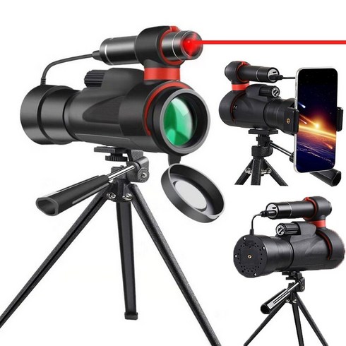 미군 군용 적외선 열감지 레이저 나이트비전 야시경 망원경 야간 투시경 탐조등 풀 컬러 WIFI 이중 HD 광학 단안 범위