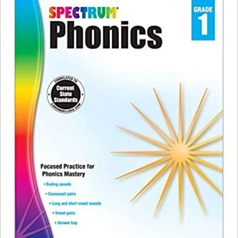 Spectrum Phonics Grade 1, Carson Dellosa Publishing