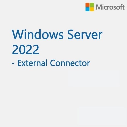 윈도우서버2022 - [마이크로소프트] Windows Server 2022 External Connector [교육기관용/CSP라이선스/영구버전/외부접속무제한], 신규고객(CSP첫구매고객)