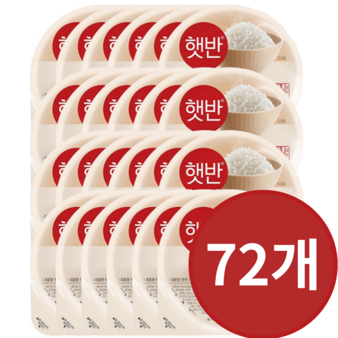 햇반 즉석밥 작은공기, 9.36kg, 1개