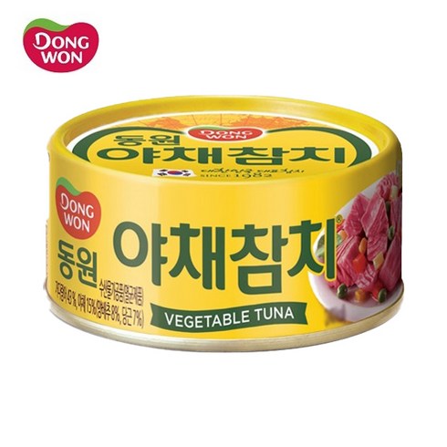 동원 야채참치 통조림, 100g, 12개