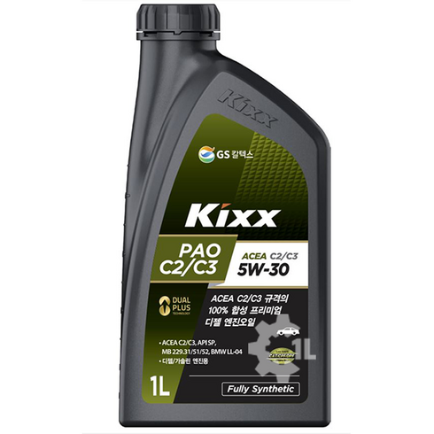 디젤엔진오일 - KIXX PAO C2 C3 5W30 1L 디젤, KIXX PAO C2/C3 5W30(디젤용)_1L, 1개