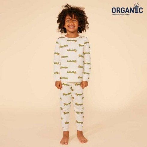 PETIT BATEAU 24SS ONLY 파스텔 애니멀 패턴 파자마