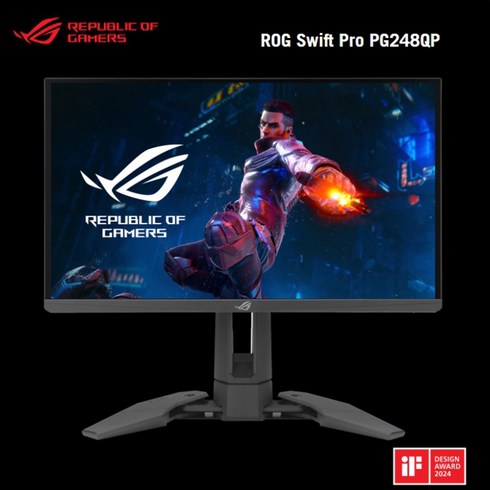 pg248qp - [공식인증점]에이수스 ASUS ROG SWIFT PRO ESPORTS TN패널 540Hz 0.2ms HDR 게이머용 24인치 게이밍 모니터, PG248QP, 61cm