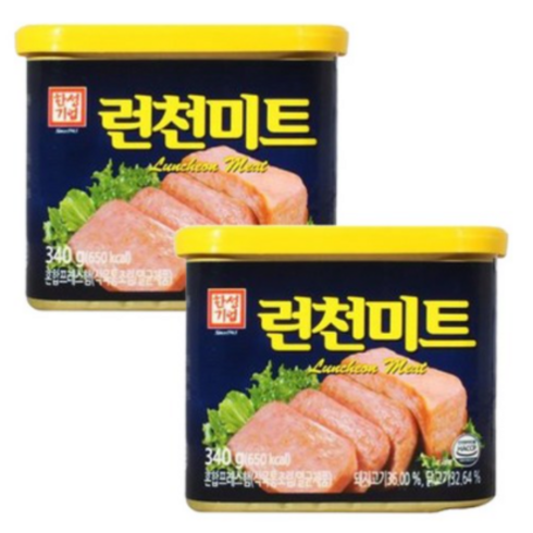 한성기업 런천미트 통조림, 340g, 24개