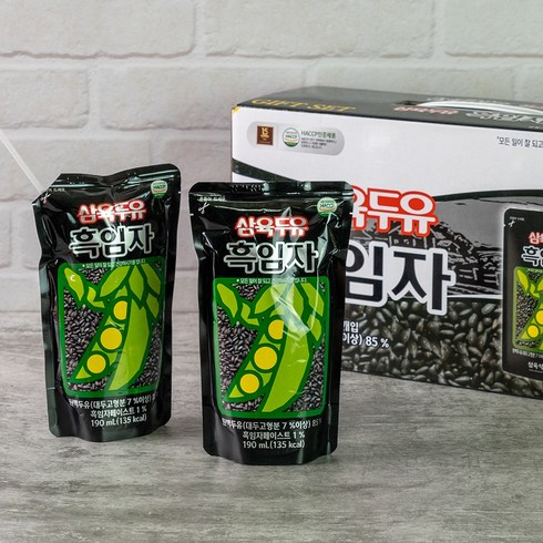 삼육 흑임자두유 190ml x45팩, 45개