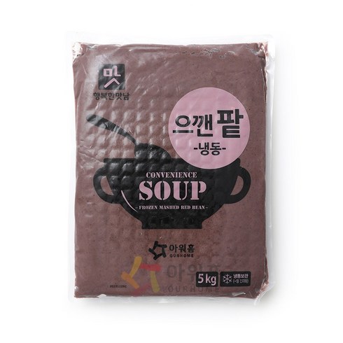 아워홈 으깬팥 5kg 팥죽 팥칼국수용