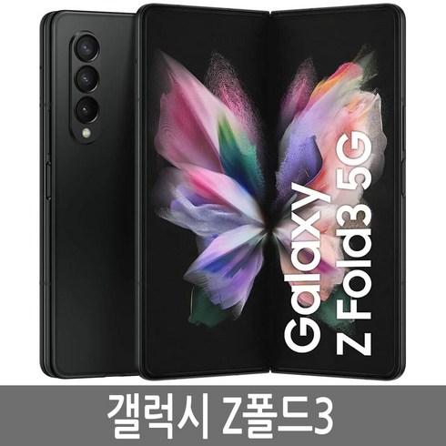 삼성 갤럭시 Z폴드3 SM-F926N 256GB 512GB 자급제, 블랙