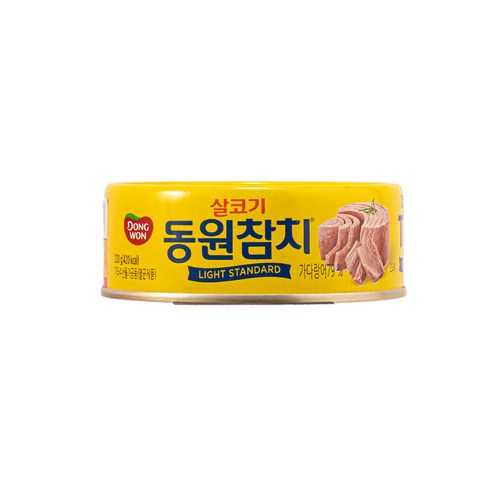 동원 라이트 스탠다드 참치, 200g, 4개