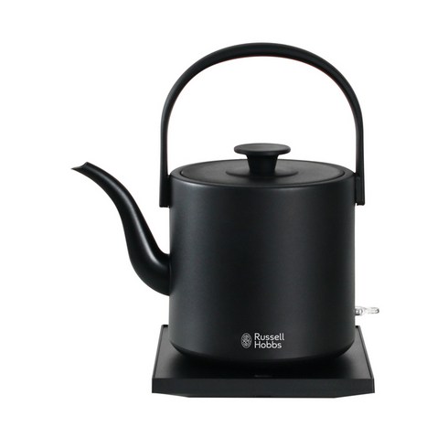 2023년 가성비 최고 러셀홉스전기포트 - Russell Hobbs 러셀 홉스 클래식 원터치 무선전기포트 주전자 0.8L, 블랙, 섬세한 물줄기 조절 / 회전받침대 / 자동전원차단기능, RH-K2208WH / RH-K2208BK