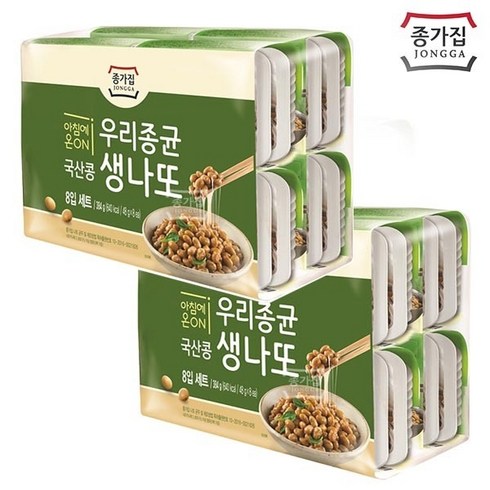 종가집 국산콩생나또 (48g*8입)x2개, 2개, 48g