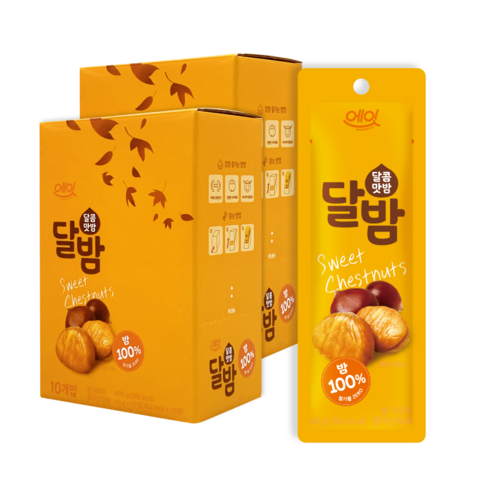 에잇 달콤맛밤 달밤, 400g, 2개