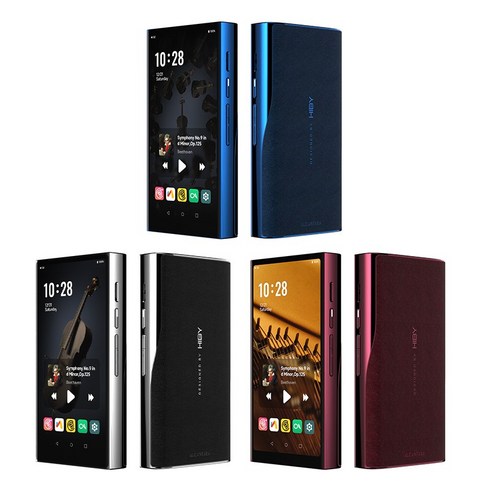 HIBY 하이비 R8 II 음악 재생기 2세대 고음질 안드로이드 MP3 DAP 디지털 오디오 플레이어 포함, 레드