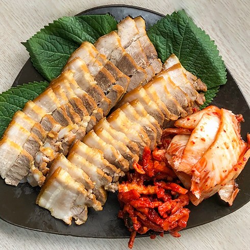 무수분 수육 - 삶은 오겹살 잡내없는 통수육 보쌈 김치, 400g, 1개