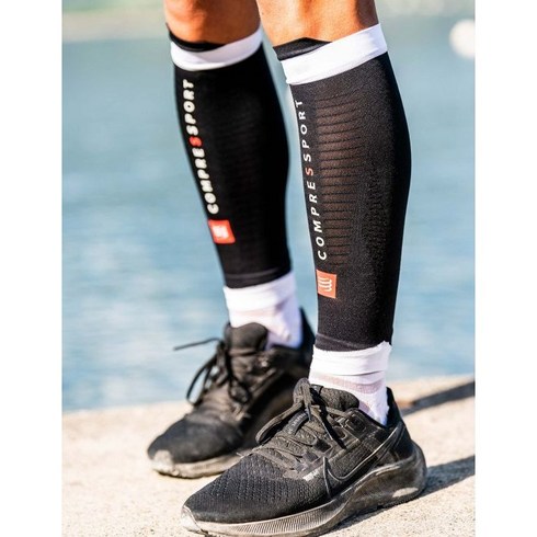 COMPRESSPORT R2 3.0 종아리보호대 카프슬리브, Black