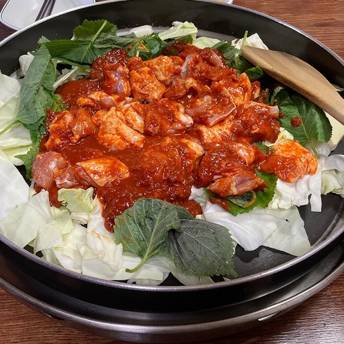 해와바다 - 해와바다 춘천직송 순살 춘천허브닭갈비 500g 2인분 100% 국산 밀키트 캠핑요리 닭, 1개