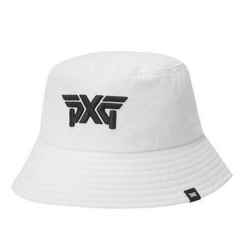 PXG 남여공용 숏 버킷 햇 골프모자 화이트, ML(56호)