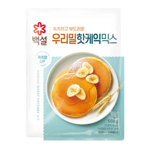 백설핫케이크 - CJ백설 핫케익믹스, 500g, 1개