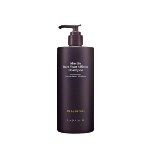 자담유 맥주효모 비오틴 탈모완화 샴푸 500ml, 1개
