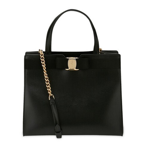 페라가모 여성 바라보우 블랙 토트백 21I290 734058