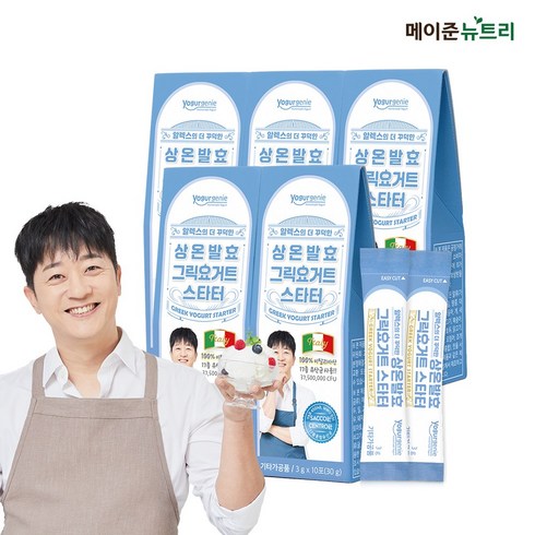 알렉스그릭요거트 - 메이준뉴트리 알렉스 상온발효 그릭요거트 스타터, 30g, 5개