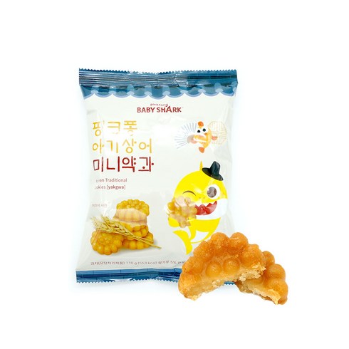 핑크퐁 아기상어 미니약과, 110g, 4개