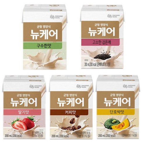 고프론 - 뉴케어 구수한맛외 4종 택1 1BOX(200mlx30팩)/환자영양식/고단백/식이섬유, 고소한검은깨(200ml*30팩), 30개, 200ml