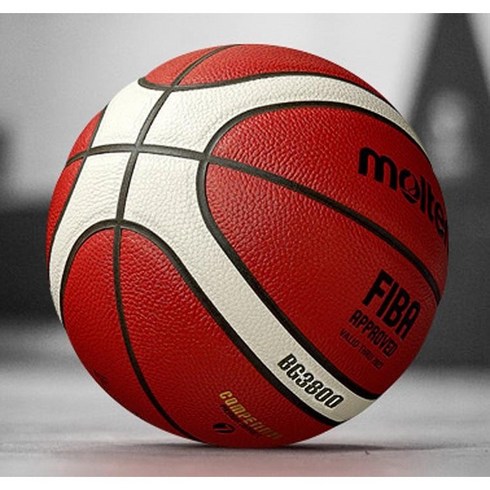 몰텐 KBL 프로농구 시합구 프리미엄 천연가죽 농구공 B6G3800, 1개