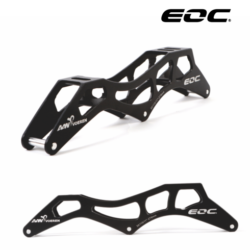 EOC 110mm 인라인 프레임 3륜 아동용 레이싱 인라인 3륜 프레임 / EOC 110X3 280mm 150~165 158g 블랙